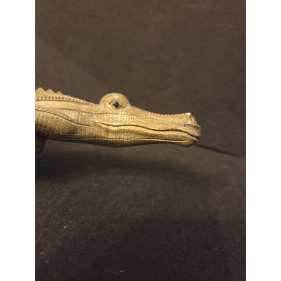 Vintage Driftwood Carved Alligator Wood - Picture 12 of 15